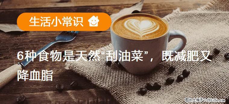 【生活小常识】6种食物是天然“刮油菜”，既减肥又降血脂 - 凉山生活资讯 - 凉山28生活网 liangshan.28life.com
